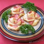 Roses au jambon – Розы из слоёного теста